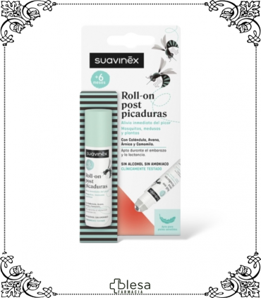 Picaduras, no más: Roll-On postpicaduras Suavinex, 15 ml de calma instantánea.