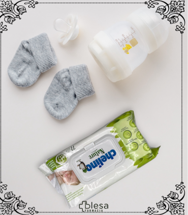 Piel cuidada: Chelino Nature, 72 toallitas naturales para tu bebé.