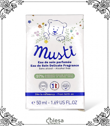 Dulzura en un frasco: Mustela Eau de Soin, 50 ml de amor perfumado.