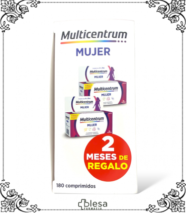 Vitalidad femenina: Multicentrum Mujer, 180 dosis de bienestar.