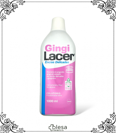 Encías felices, sonrisa radiante: Lacer Gingilacer, 1.000 ml de frescura suave.