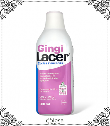 Lacer Gingilacer Colutorio 500 ml: Encías felices sin alcohol, ¡Pruébalo ya!.