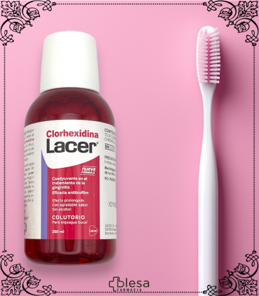 Encías felices, boca sana: Lacer Clorhexidina, 200 ml para un cuidado antibacteriano diario.