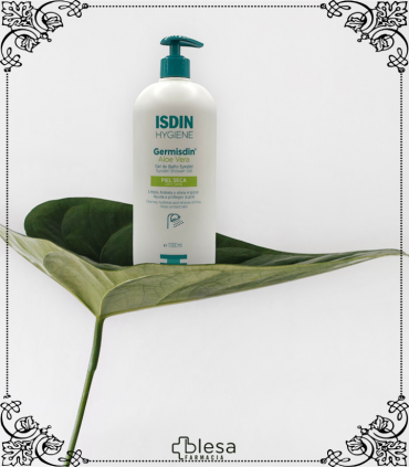 Isdin Germisdin Aloe Vera: Gel de baño de 1.000 ml para una piel hidratada.