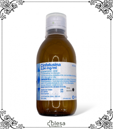 Cinfatusina 3,54 mg/ml: solución oral de Cinfa para controlar la tos seca, 200 ml.