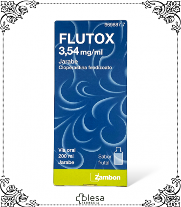 Zambon Flutox 3,54 mg/ml: Jarabe antitusivo para la tos seca, 200 ml.