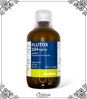 Zambon Flutox 3,54 mg/ml: Jarabe antitusivo, ideal para tos no productiva, 200 ml.