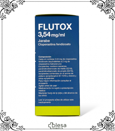 Flutox Zambon 3,54 mg/ml: Jarabe para calmar la tos seca, formato 200 ml.