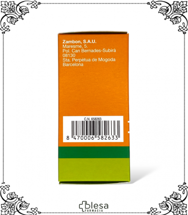 Zambon Espididol 400 mg: Alivio eficaz del dolor, sabor menta refrescante, 20 sobres.