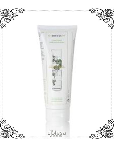 KORRES. ACONDICIONADOR ALOE Y DICTAMO 200 ML. Laboratorio Korres