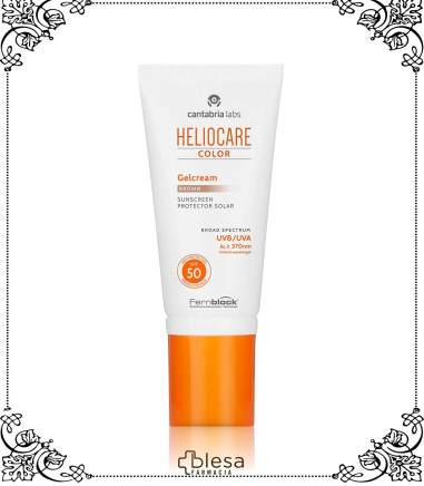 HELIOCARE. COLOR GEL-CREMA SPF 50 PROTECTOR SOLAR LIGHT 50 ML. Laboratorio IFC Cantabria