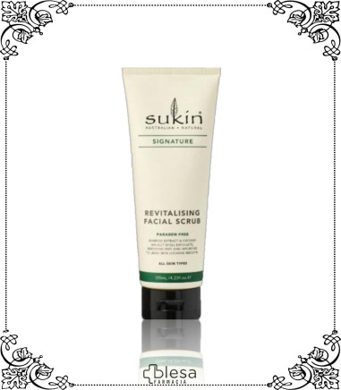 SUKIN. EXFOLIANTE FACIAL REVITALIZANTE 125 ML. Laboratorio Sukin