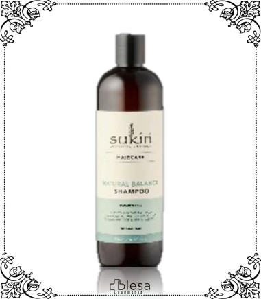 SUKIN. NATURAL BALANCE CHAMPÚ 500 ML. Laboratorio Sukin