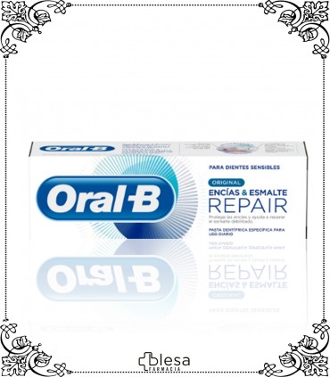 ORAL-B. PASTA ENCIAS Y ESMALTE ORIGINAL 125 ML. Laboratorio Oral-B