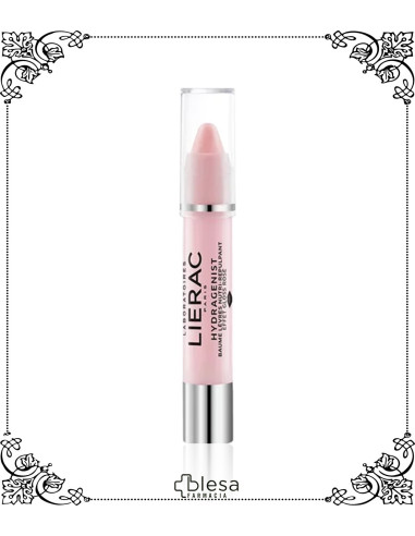 LIERAC. HYDRAGENIST BÁLSAMO LABIAL NUTRI-RELLENADOR ROSA EFECTO GLOSS 3 GR. Laboratorio Lierac