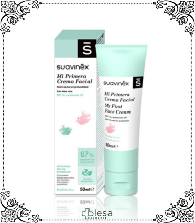 SUAVINEX. COSMÉTICO MI PRIMERA CREMA FACIAL 50 ML. Farmacia BLESA. CN 159887