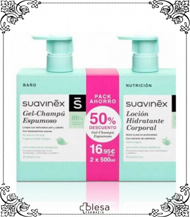 Suavinex cosmética pack loción+gel espumoso 500 ml
