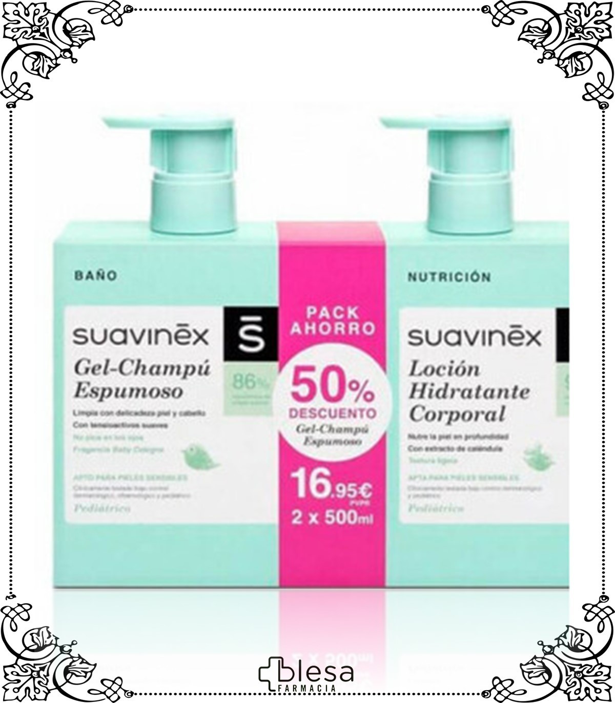 Suavinex cosmética pack loción + gel espumoso 500 ml - Blesa Farmacia