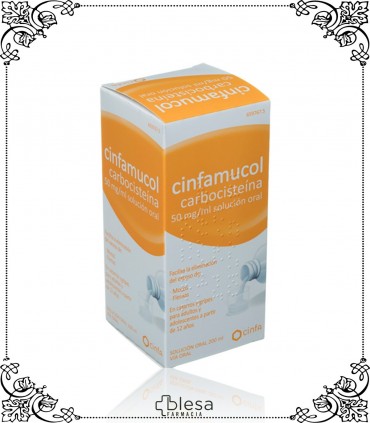 Cinfa cinfamucol carbocisteína 50 mg/ml solución oral 200 ml