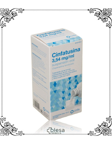 CINFATUSINA. 3,54 MG/ML SUSPENSIÓN ORAL 1 FRASCO DE 120 ML (1). FARMACIA BLESA