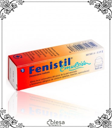 Glaxo Smithkline fenistil 1 mg/ml emulsión cutánea 8 ml