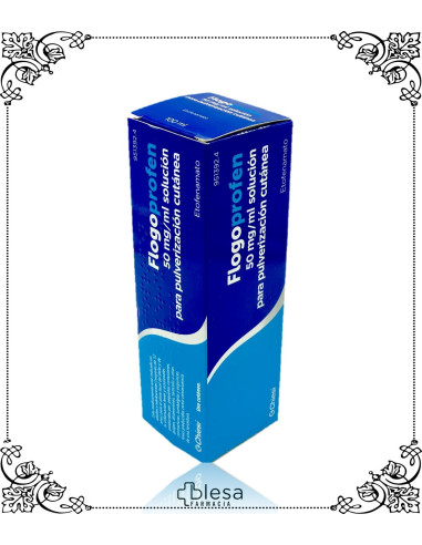 FLOGOPROFEN. 50 MG / ML SOLUCION PARA PULVERIZACION CUTANEA 1 FRASCO DE 100 ML (1). FARMACIA BLESA