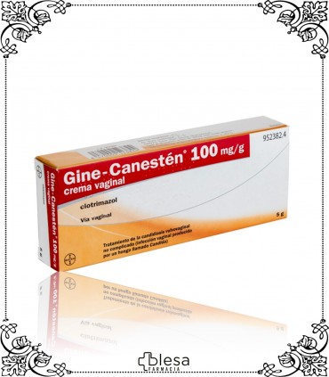 GINE-CANESTEN. 100 MG/G CREMA VAGINAL 1 TUBO DE 5 GR (1). FARMACIA BLESA