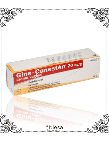 GINE-CANESTEN. 20 MG/G CREMA VAGINAL 1 TUBO DE 20 GR (1). FARMACIA BLESA