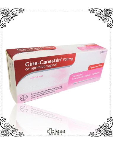 GINE-CANESTEN. 500 MG 1 COMPRIMIDO VAGINAL (1). FARMACIA BLESA