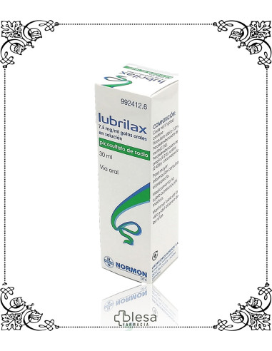 LUBRILAX. 7,5 MG/ML GOTAS ORALES EN SOLUCION 1 FRASCO DE 30 ML (1). FARMACIA BLESA.