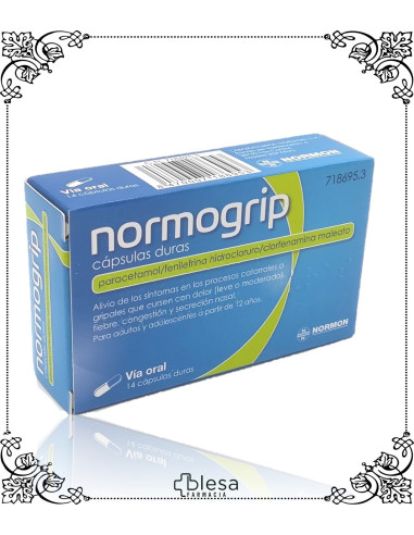 NORMOGRIP. 14 CÁPSULAS DURAS (1). FARMACIA BLESA