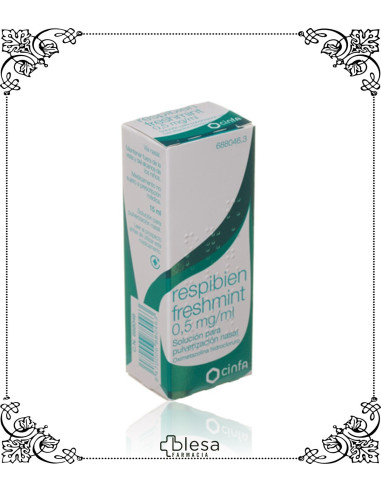 RESPIBIEN. FRESHMINT 0,5 MG / ML SOLUCION PARA PULVERIZACION NASAL 1 ENVASE DE 15 ML (1)