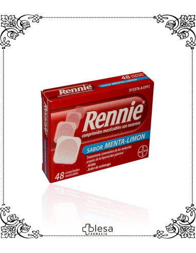 RENNIE 680 MG / 80 MG 48 COMPRIMIDOS MASTICABLES CON SACAROSA (1)