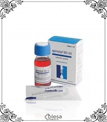 Apiretal. 100 mg-ml solucion oral 1 frasco de 60 ml