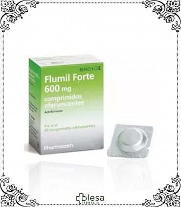 Fluimucil. Forte 600 mg 20 comprimidos efervescentes