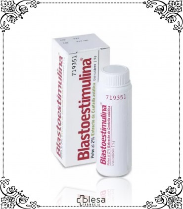 Blastoestimulina. 2% polvo cutaneo 1 frasco de 5 gramos