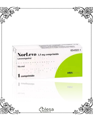 Norlevo. 1,5 mg 1 comprimido