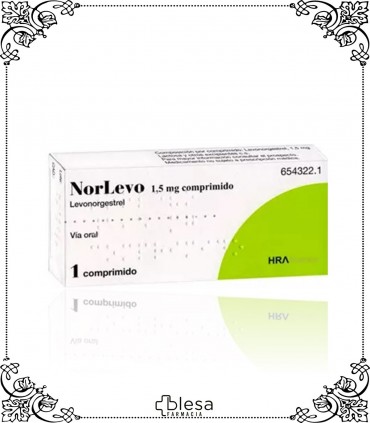 Norlevo. 1,5 mg 1 comprimido