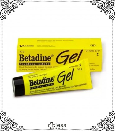 Betadine. Gel 100 mg / g gel 1 tubo de 30 gramos