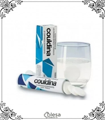 Couldina. con ácido acetilsalicílico 20 comprimidos efervescentes