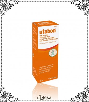 Utabon. 0,5 mg / ml solución nasal 15 ml