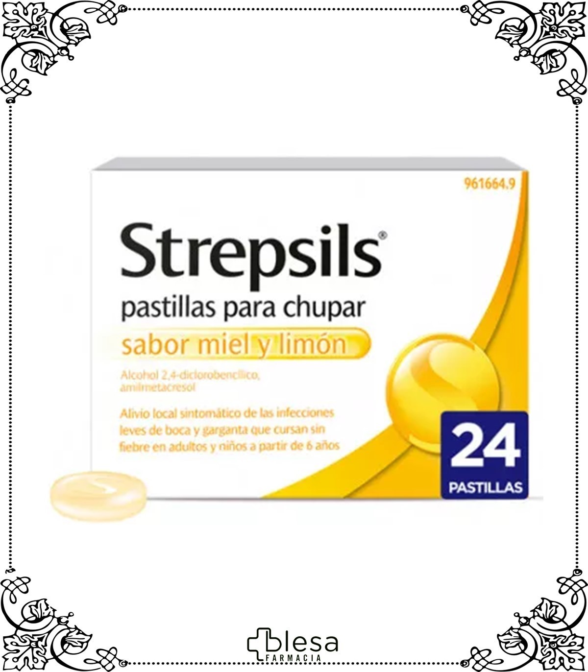 Strepsils 24 pastillas para chupar con Lidocaína