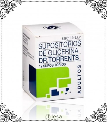 Supositorios. de glicerina Dr. Torrents adultos 12 unidades