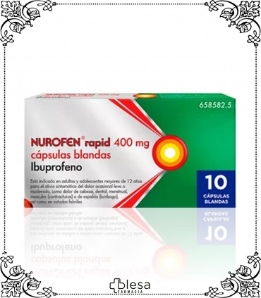 Nurofen. Rapid 400 mg 10 cápsulas blandas