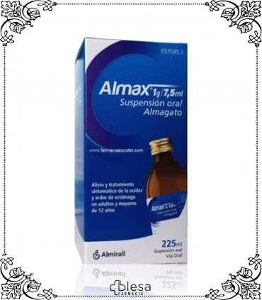 Almax. 1g / 7,5 ml suspensión oral 1 frasco de 225 ml (1)