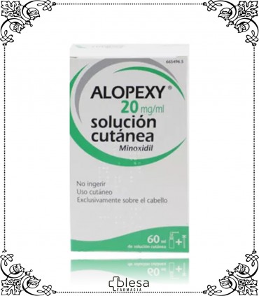 Alopexy. 20 mg / ml solucion cutanea 1 frasco de 60 ml (1)
