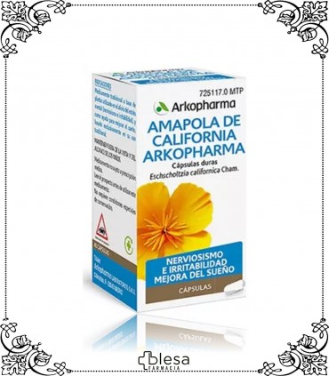 Arkopharma. Amapola de california 45 cápsulas duras