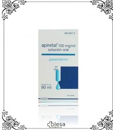 Apiretal. 100 mg / ml solucion oral 1 frasco de 90 ml