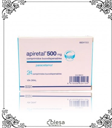 Apiretal. 500 mg 24 comprimidos bucodispersables