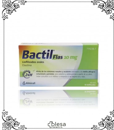 Bactil. Flas 10 mg 10 liofilizados orales